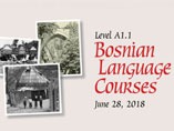 Bosnian language course for foreigners – IUS, June 28, 2018