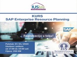 SAP Enterprise Resource Planning kurs – IUS, od 07.01.2020. godine